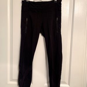 Lululemon Mesh 7/8 Crop Leggings with Zip Pockets